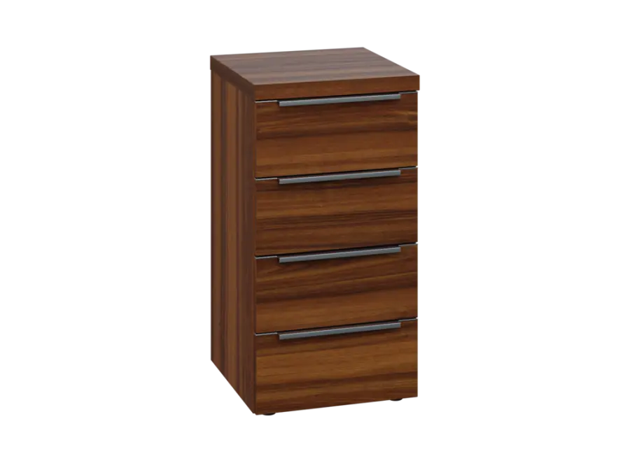 SIN 2 - 44Z kancelářská skříň, 4-zásuvková, 770x400x400, ořech královský